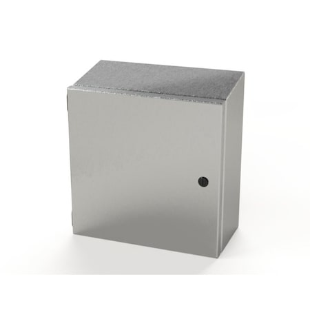 Saginaw Control & Engineering 1/4 Turn Latch Electrical Enclosures, 12 in H, 6 in D, 12 in W, NEMA 3R, 4, 4X, 12, 13 SCE-1212ELJSSST